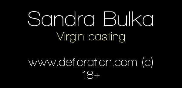  Sandra Bulka first time casting and masturbating